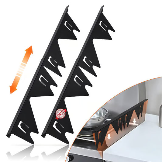 Hearthen – Retractable Stainless Steel Stove Gap Covers (Set of 2) + 50% OFF