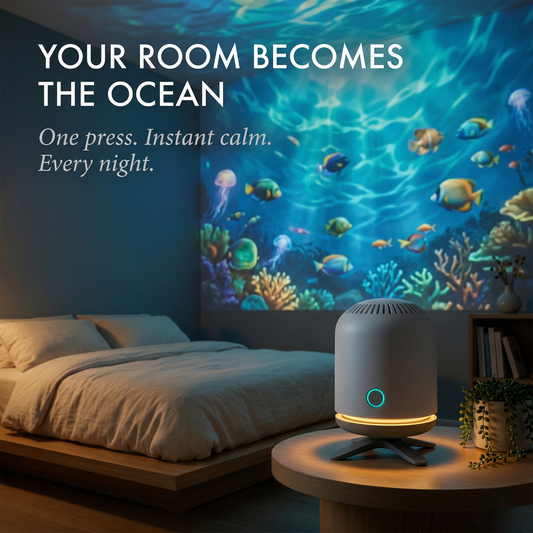 Tidaveil™ – Rotating Ocean LED Projector Night Light + 50% OFF