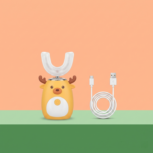 Grinzy™ – U-Shaped 360° Kids Electric Toothbrush + 50% OFF