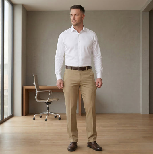 Trewford™ – 4-Way Stretch Expandable Waist Classic Men's Dress Pants + 50% OFF