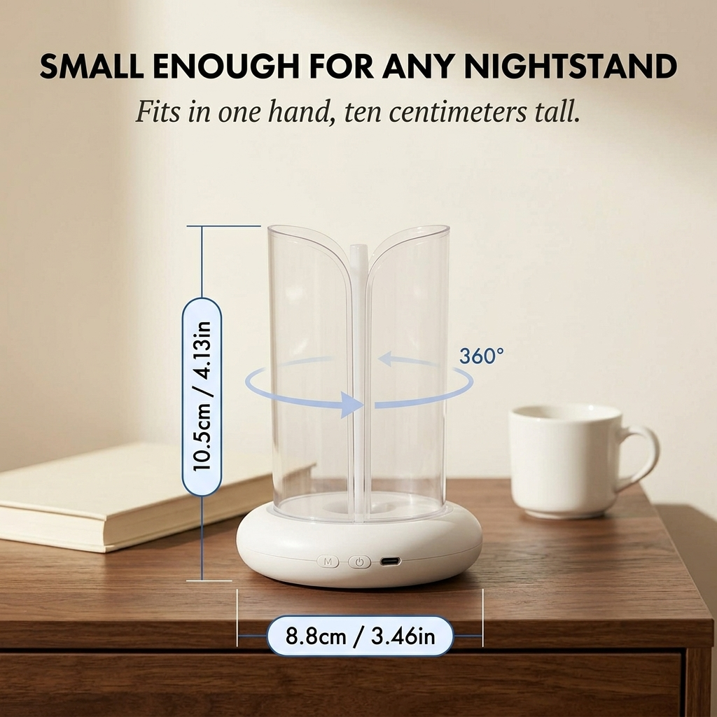Hushlight™ – Silent 360° UV Mosquito Trap with 8-Color Mood Light +50% OFF