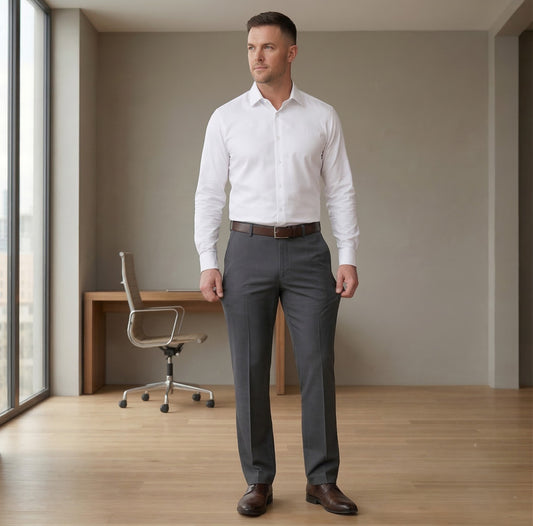 Trewford™ – 4-Way Stretch Expandable Waist Classic Men's Dress Pants + 50% OFF