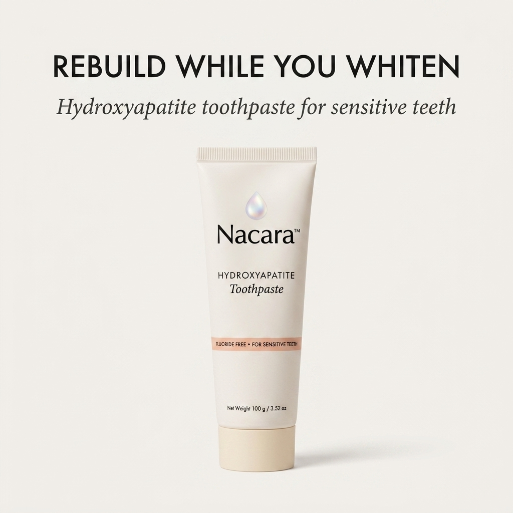 Nacara™ – Fluoride-Free Hydroxyapatite Whitening Toothpaste for Sensitive Teeth + 50% OFF