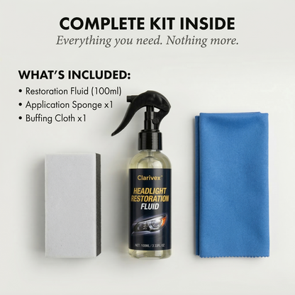 Clarivex™ – UV-Shield Headlight Restoration Fluid Kit +50% OFF