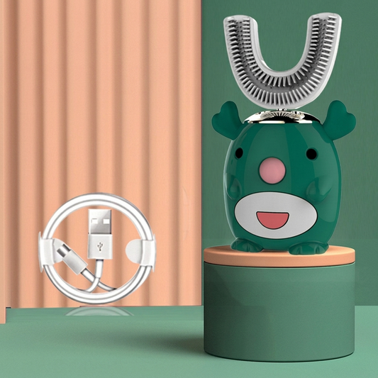 Grinzy™ – U-Shaped 360° Kids Electric Toothbrush + 50% OFF