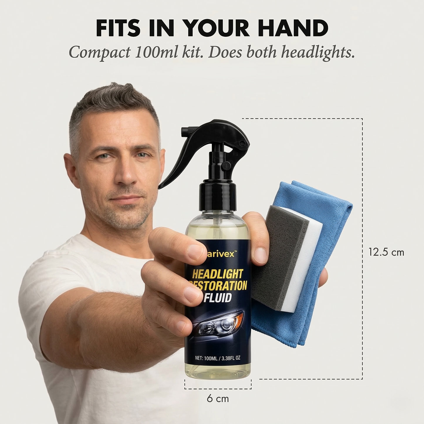 Clarivex™ – UV-Shield Headlight Restoration Fluid Kit +50% OFF