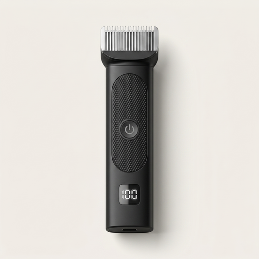 Hone™ – L-Shaped Safety Blade Body Trimmer for Men | LED Display | 90-Min Battery + 50% OFF