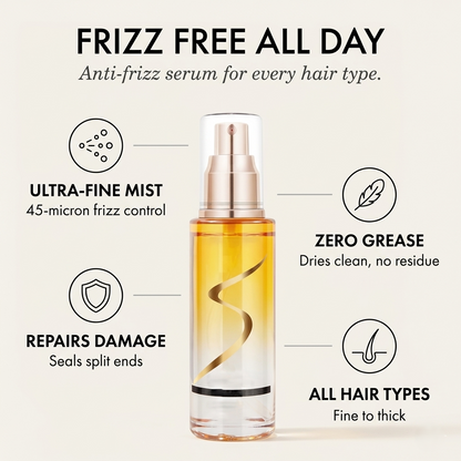 Velsheen™ – Lightweight Anti-Frizz Hair Oil Serum Spray +50% OFF
