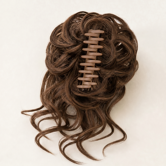 Lushe™ – Fluffy Volume Bun Hairpiece with Detachable Claw-Clip Design + 50% OFF