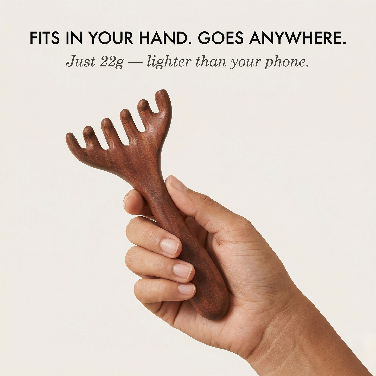 Knotwell™ – Six-Claw Wooden Scalp & Meridian Massage Tool + 50% OFF
