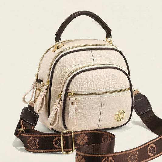Velaine™ – 5-Compartment Dual-Carry Leather Crossbody Bag +50% OFF
