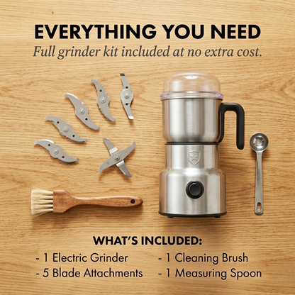 Millwick™ – 6-Blade Stainless Steel Electric Grinder for Coffee & Spices + 50% OFF