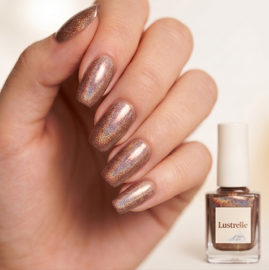 Lustrelle™ – Holographic Reflective Glitter Gel Nail Polish, 1-Coat Full Coverage, 4-Week Wear + 50% OFF