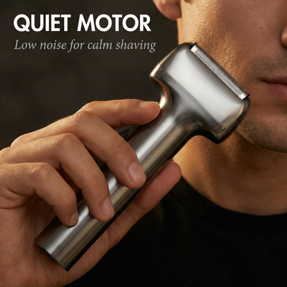 Caliber™ – Tilt-Head Foil Electric Shaver for Men | Rechargeable & Waterproof + 50% OFF