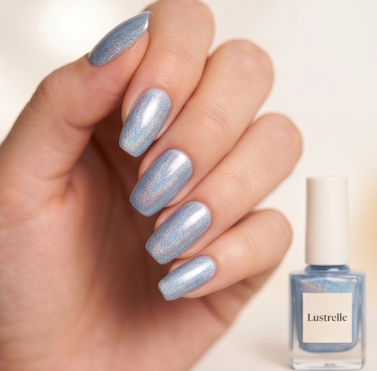 Lustrelle™ – Holographic Reflective Glitter Gel Nail Polish, 1-Coat Full Coverage, 4-Week Wear + 50% OFF