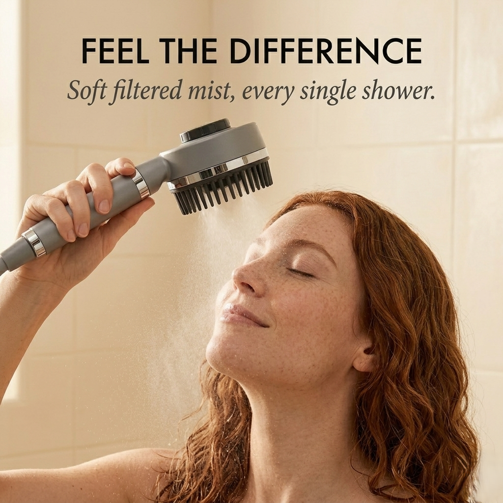 Rinswell™ – High-Pressure Filtered Shower Head with Scalp Massage & 10 Spray Modes + 50% OFF