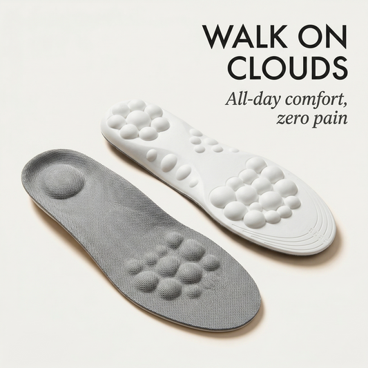 Cloudstep™ – 4D Cloud Bubble Cushion Insoles for Pain Relief & All-Day Comfort + 50% OFF