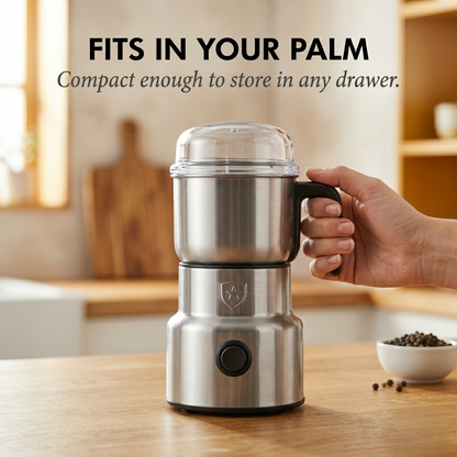 Millwick™ – 6-Blade Stainless Steel Electric Grinder for Coffee & Spices + 50% OFF