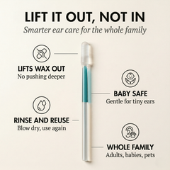 Audren™ – Reusable Adhesive Earwax Removal Swabs, Safe & Gentle for Adults, Babies & Pets + 50 % OFF