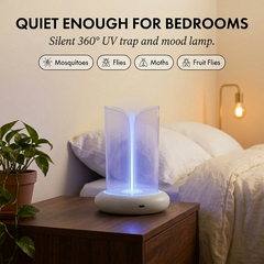 Hushlight™ – Silent 360° UV Mosquito Trap with 8-Color Mood Light +50% OFF