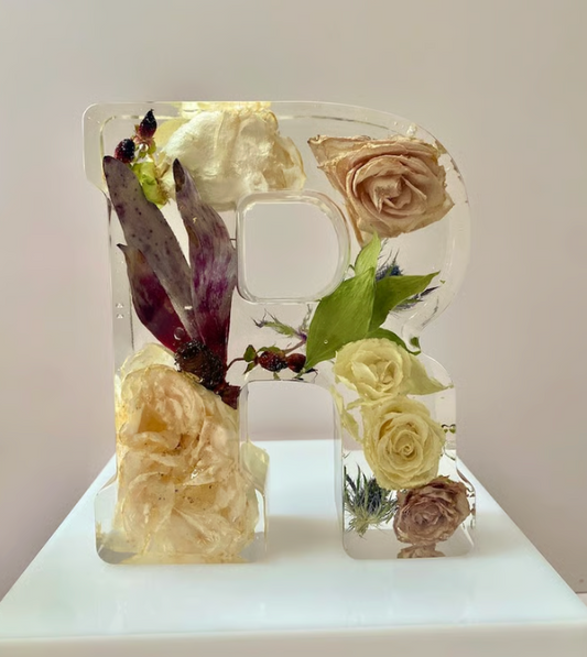 EverGlow Initial - Preserved Floral Art Keepsake + GET 50% OFF TODAY!