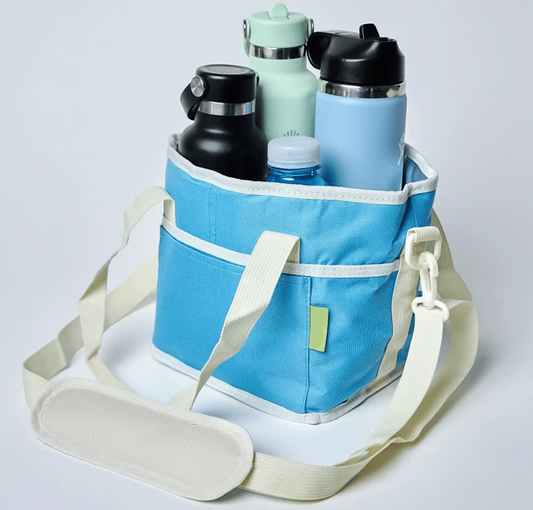 The AuraPack Multi-Drink Carrier — Family Size 4 Compartment Bag + 50% OFF