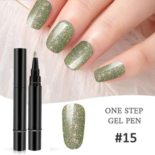 Enamelle – 3-in-1 One-Step Gel Nail Pen Kit with LED Lamp, 18 Colors - Buy 1 + 1 FREE
