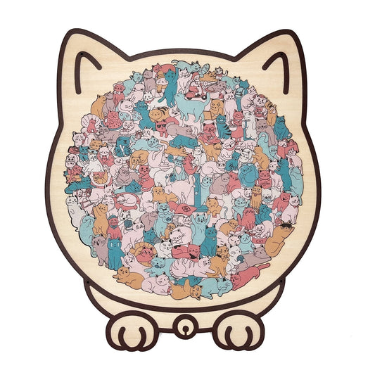 The Purrfect Cat Puzzle – The Ultimate Gift for Stress Relief + 50% OFF