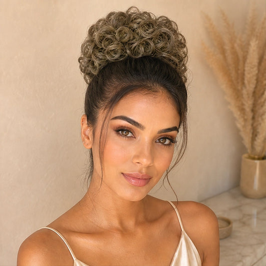 Plumelle – Drawstring Messy Bun Hair Piece + Buy 1 Get 1 FREE