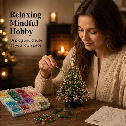 🧘 Ontspannend en geschikt voor beginners 🎨💎 DIY Kerst Parel & Strass Schilderkit