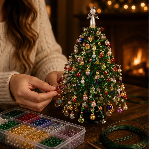 🧘 Ontspannend en geschikt voor beginners 🎨💎 DIY Kerst Parel & Strass Schilderkit