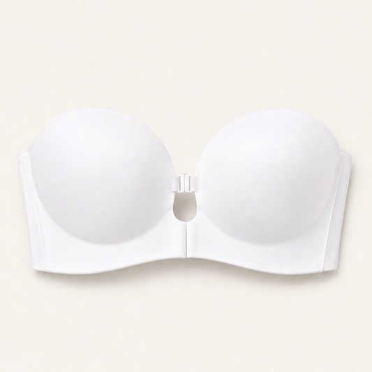 Sculptelle™ – Strapless Front-Closure Push-Up Bra with Multi-Way Straps + 50% OFF