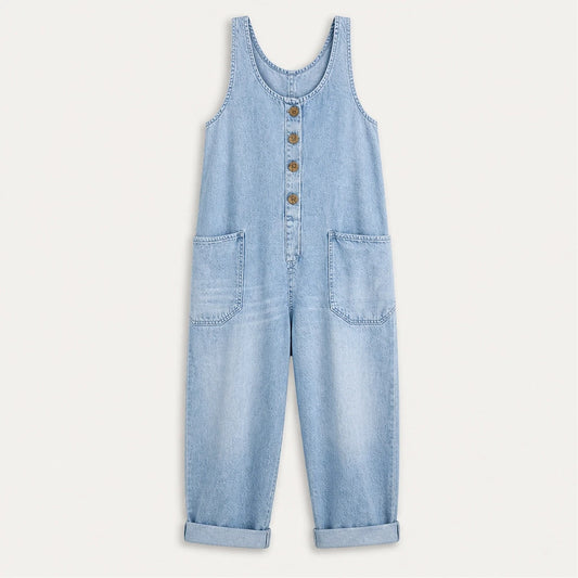 Velinne™ – Breathable Wide-Leg Sleeveless Jumpsuit with Deep Pockets + 50% OFF