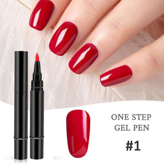 Enamelle – 3-in-1 One-Step Gel Nail Pen Kit with LED Lamp, 18 Colors - Buy 1 + 1 FREE