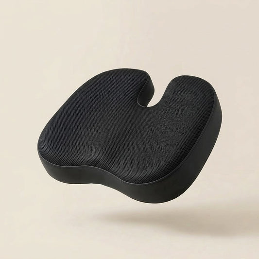 Cushora – Ergonomic Memory Foam Seat Cushion for Tailbone & Lower Back Support + 50% OFF