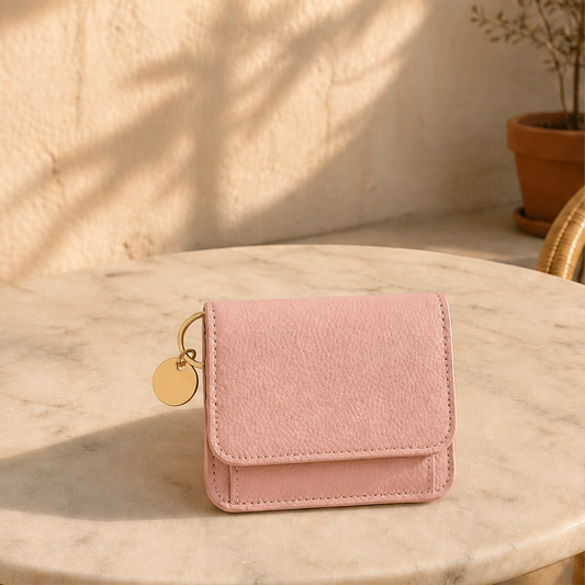 Folden™ – Slim Tri-Fold Wallet with Zip Coin Pocket & Keychain + 50% OFF