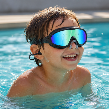 Otterly – Anti-Fog Kids Swim Goggles Set with Built-In Ear Plugs & UV Lenses + 50% OFF