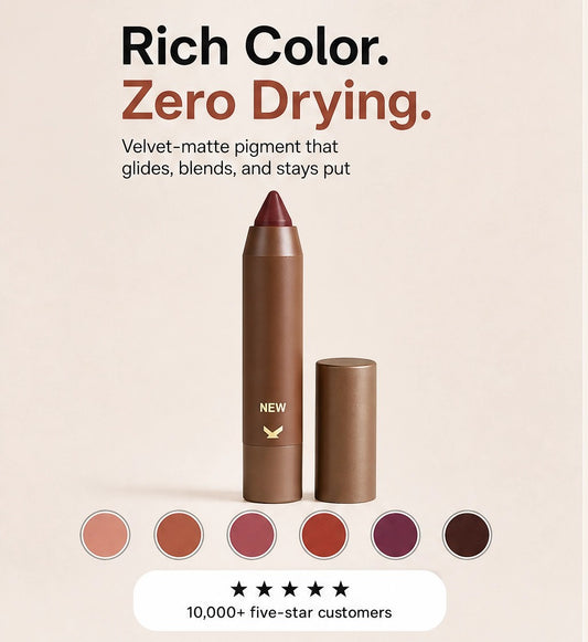 Cocoette – Waterproof Matte Lip Crayon &amp; Liner in One + BUY 1 + PICK 1 FREE COLOR
