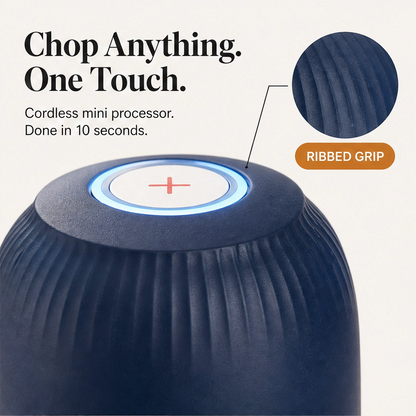 Prepwell™  – Cordless Rechargeable Mini Electric Food Processor + 50% OFF