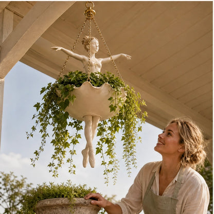 Plievine – Ballet Dancer Hanging Planter for Garden, Patio & Balcony + 50% OFF