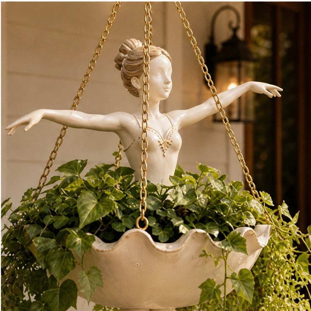 Plievine – Ballet Dancer Hanging Planter for Garden, Patio & Balcony + 50% OFF