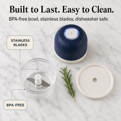 Prepwell™  – Cordless Rechargeable Mini Electric Food Processor + 50% OFF