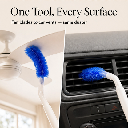 Reachly™ – Bendable Reusable Dust Brush for Fans, Blinds, Vents & Cars + 50% OFF