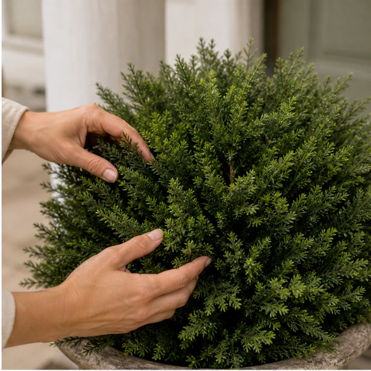 Evergrove – UV-Resistant Artificial Cedar Tree for Porch & Garden + 50% OFF