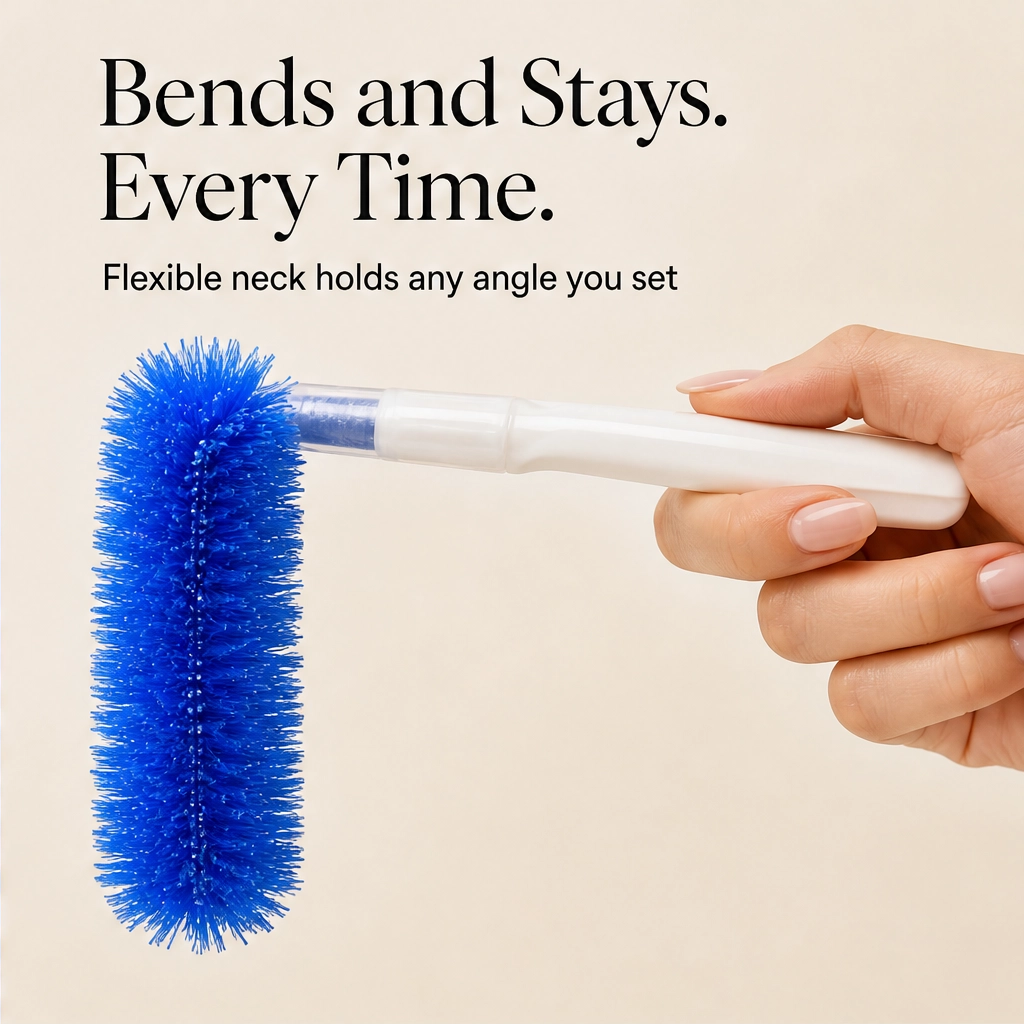 Reachly™ – Bendable Reusable Dust Brush for Fans, Blinds, Vents & Cars + 50% OFF