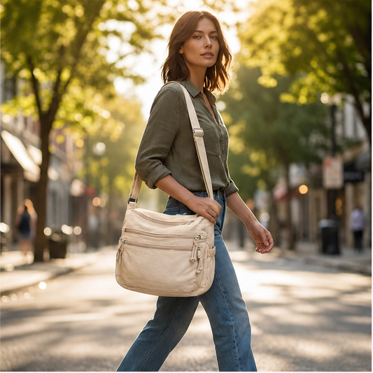 Marlowe™ – Multi-Pocket Slouchy Hobo Shoulder & Crossbody Bag + 50% OFF