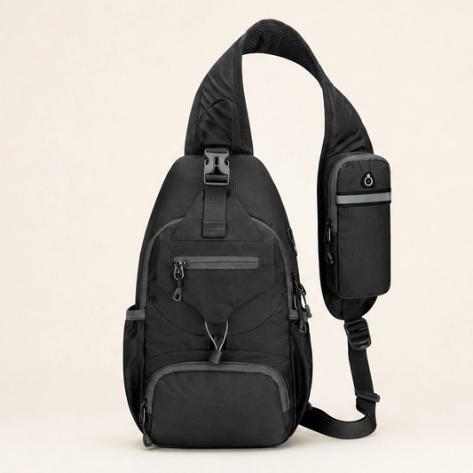 Crestpack™ – Packable Crossbody Sling Bag with Side Pockets for Hiking & Travel + 50% OFF