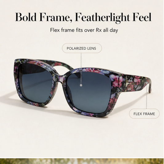 Gleamora™ – Polarized 2-in-1 Fit-Over Sunglasses for Women +50% OFF