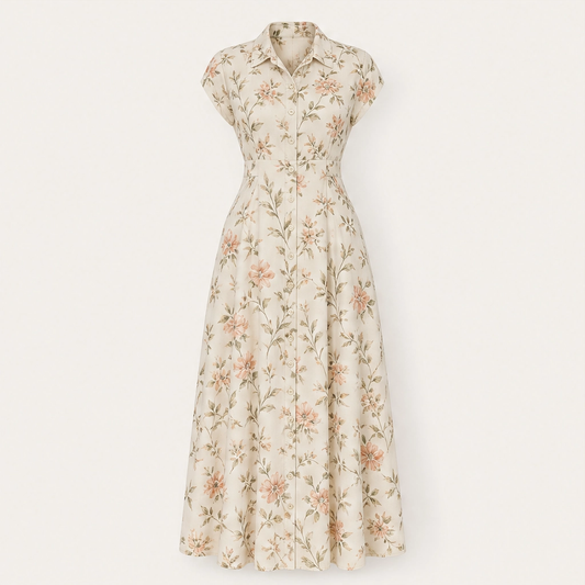 Velmara™ – Leopard Print Lapel Collar Belted Midi Dress + 50% OFF