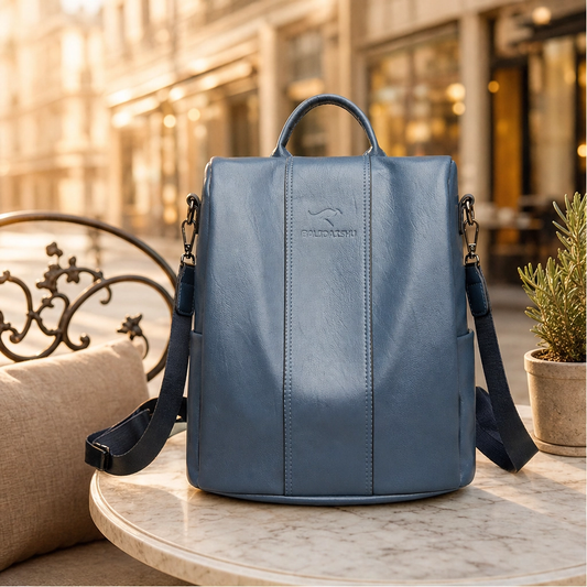 Vellora™ – Structured Large-Capacity Leather Backpack for Women + 50% OFF